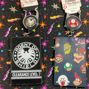 Brand New Retractable ID Badge Combo